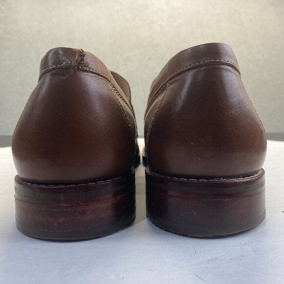 Johnston & Murphy Warner Penny Loafer 20-9592 Brown Leather Mens Dress Shoes 13M main image 9